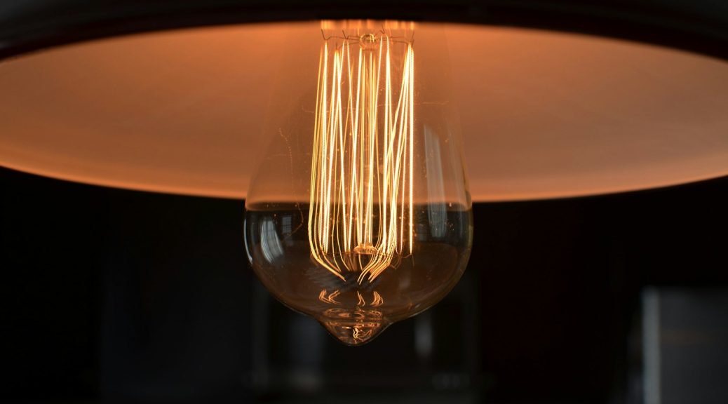 closeup photograph of light bulb